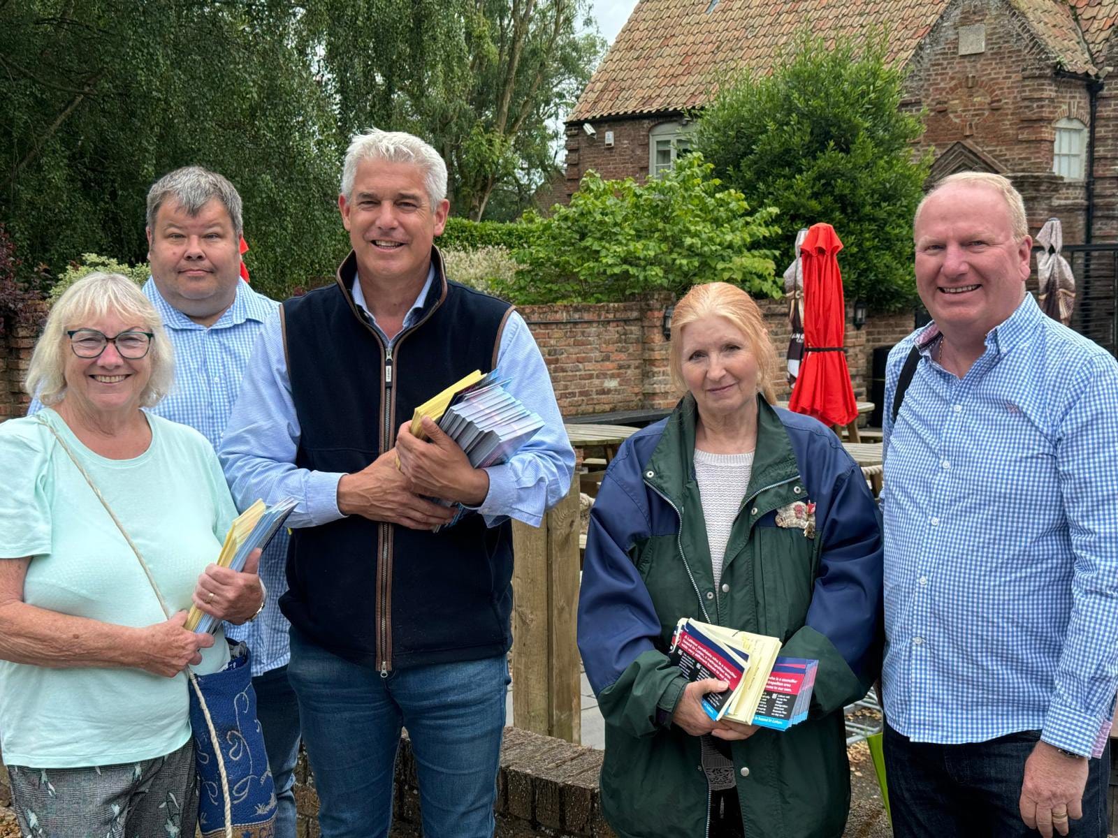 Getting down to business: MP Steve Barclay who successfully defended his NE Cambs seat for the Conservative at the General Election