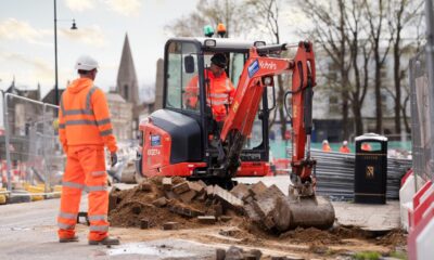 Repaving of Broad Street, March, as part of £8.4m regeneration