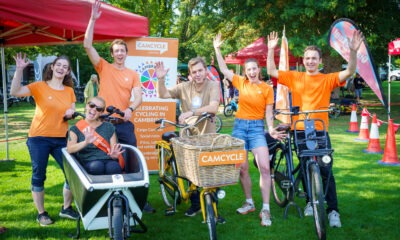 Camcycle's successful Cargo Carnival parade and try-out event held on Lammas Land in Cambridge which was attended by Mayor Dr Nik Johnson