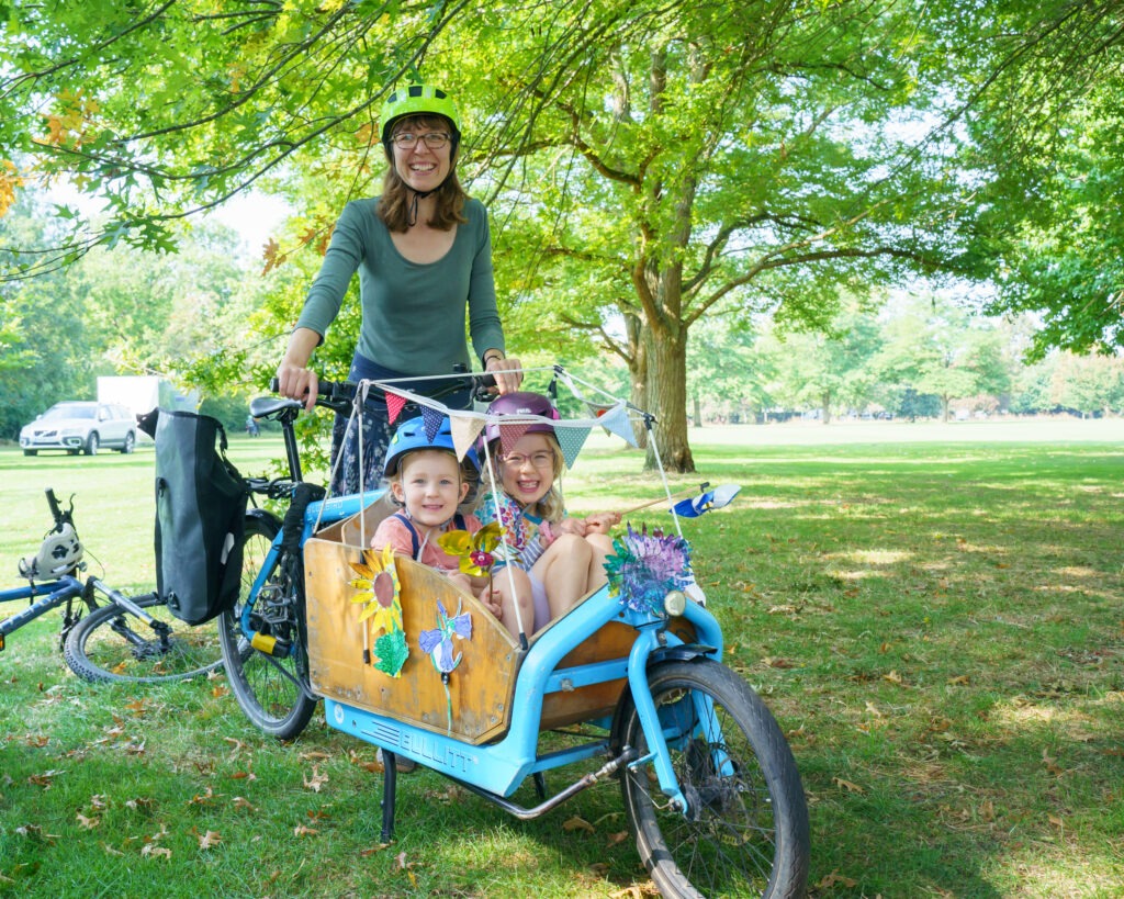 Camcycle's successful Cargo Carnival parade and try-out event held on Lammas Land in Cambridge which was attended by Mayor Dr Nik Johnson