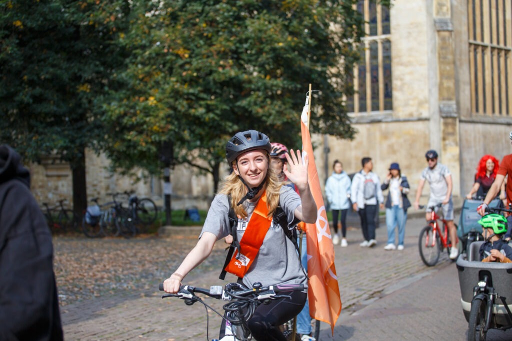 Camcycle's successful Cargo Carnival parade and try-out event held on Lammas Land in Cambridge which was attended by Mayor Dr Nik Johnson