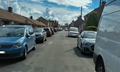 The scene that confronted firefighters attempting to get through Windmill Street, Whittlesey. PHOTO: Cambs fire and rescue