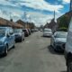 The scene that confronted firefighters attempting to get through Windmill Street, Whittlesey. PHOTO: Cambs fire and rescue