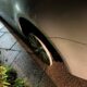 Drink driver Emma Reedman’s silver Golf with a missing tyre