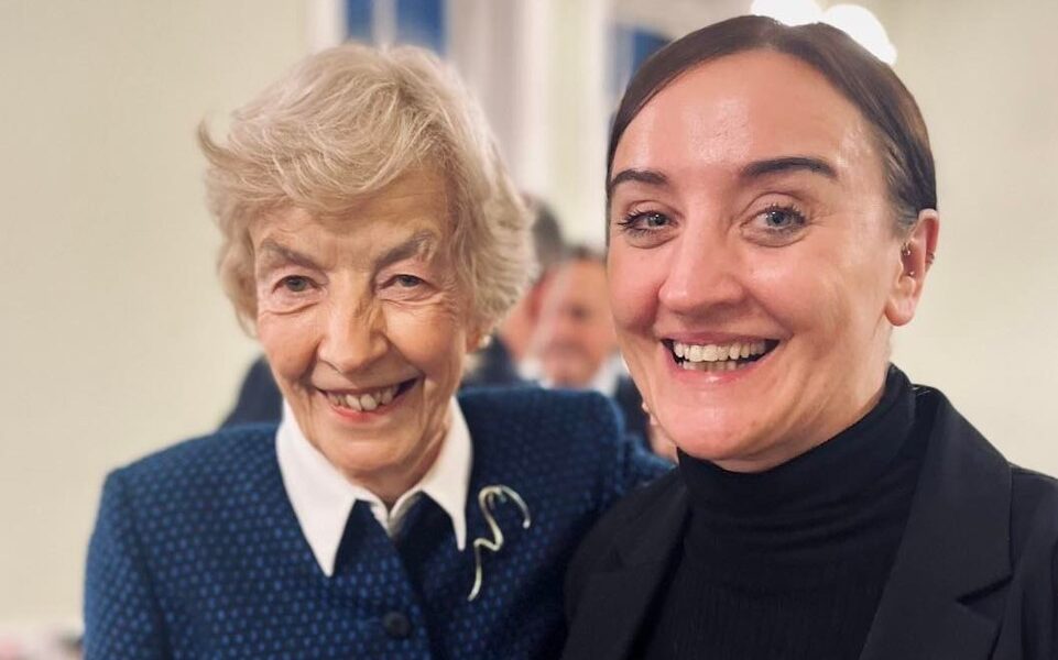 Kath Sansom with Baroness Julia Cumberlege who led an independent Government appointed Medicines and Medical Devices Safety Review into how patient concerns about three specific areas of women’s health – sodium valproate, primodos and vaginal mesh - have been responded to and how the way the healthcare system responds to concerns and can be improved.