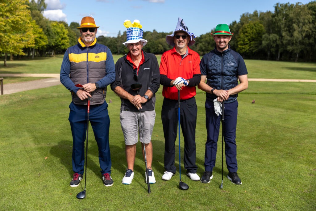 A charity golf day at Elton Furze Golf Club sponsored by Quai-digital was followed by a gala dinner at Holiday Inn West. Actor Ricky Groves hosted the day to raise funds for children’s charity Action Medical Research PHOTO: Terry Harris 