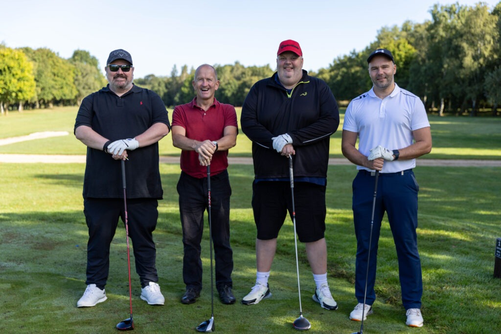 A charity golf day at Elton Furze Golf Club sponsored by Quai-digital was followed by a gala dinner at Holiday Inn West. Actor Ricky Groves hosted the day to raise funds for children’s charity Action Medical Research PHOTO: Terry Harris 