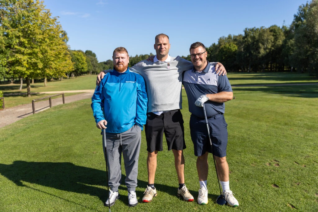 A charity golf day at Elton Furze Golf Club sponsored by Quai-digital was followed by a gala dinner at Holiday Inn West. Actor Ricky Groves hosted the day to raise funds for children’s charity Action Medical Research PHOTO: Terry Harris 