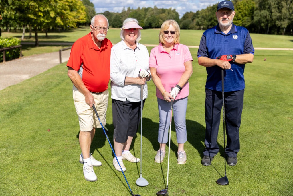 A charity golf day at Elton Furze Golf Club sponsored by Quai-digital was followed by a gala dinner at Holiday Inn West. Actor Ricky Groves hosted the day to raise funds for children’s charity Action Medical Research PHOTO: Terry Harris 