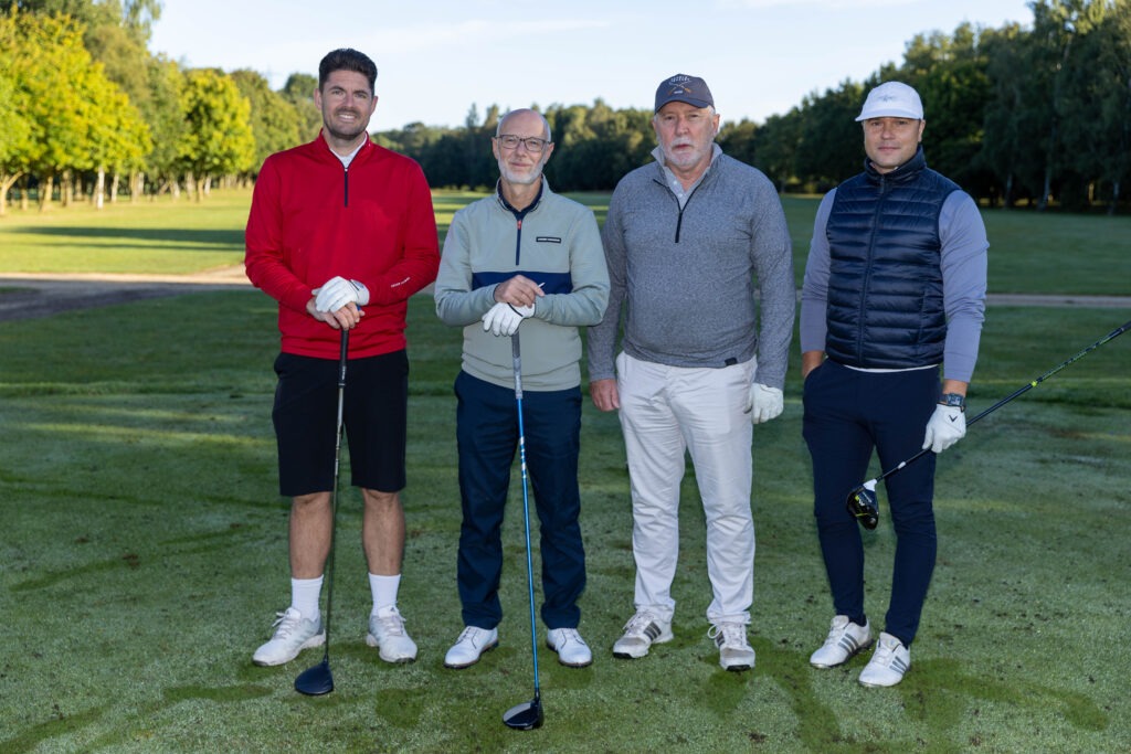 A charity golf day at Elton Furze Golf Club sponsored by Quai-digital was followed by a gala dinner at Holiday Inn West. Actor Ricky Groves hosted the day to raise funds for children’s charity Action Medical Research PHOTO: Terry Harris 