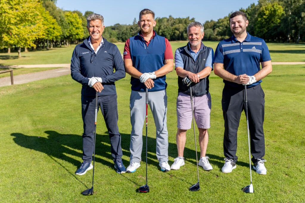 A charity golf day at Elton Furze Golf Club sponsored by Quai-digital was followed by a gala dinner at Holiday Inn West. Actor Ricky Groves hosted the day to raise funds for children’s charity Action Medical Research PHOTO: Terry Harris 