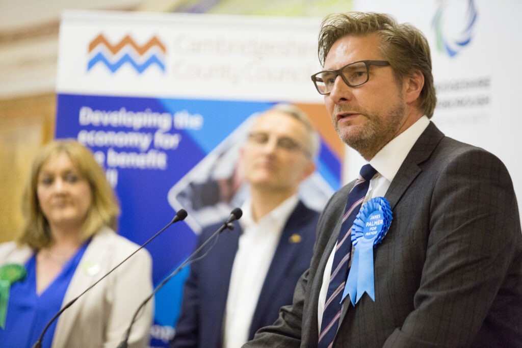 Former Cambridgeshire and Peterborough Mayor James Palmer: ‘In short, what we have in the UK, certainly England, is a devolution sham’ PHOTO: Terry Harris