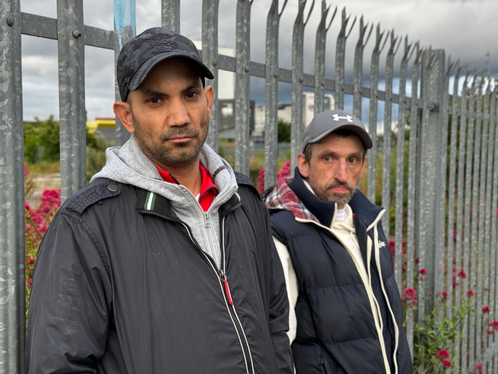 Slavery victims Roman and Pavel. IMAGE: BBC Local Investigations 