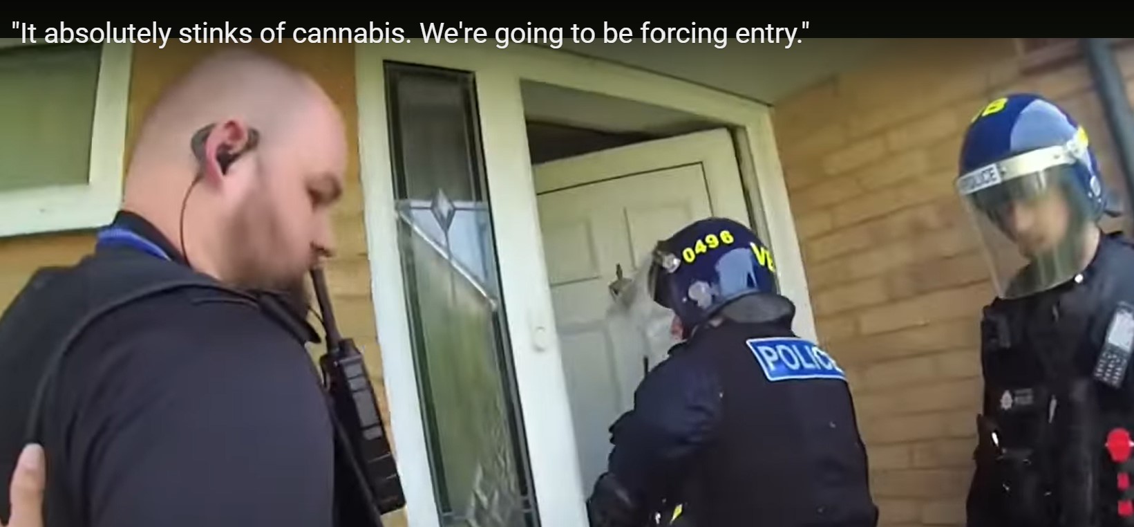 Police visited the home of Nam Hong Tran in Tanglewood on the afternoon of 8 May after complaints of a strong smell of cannabis.