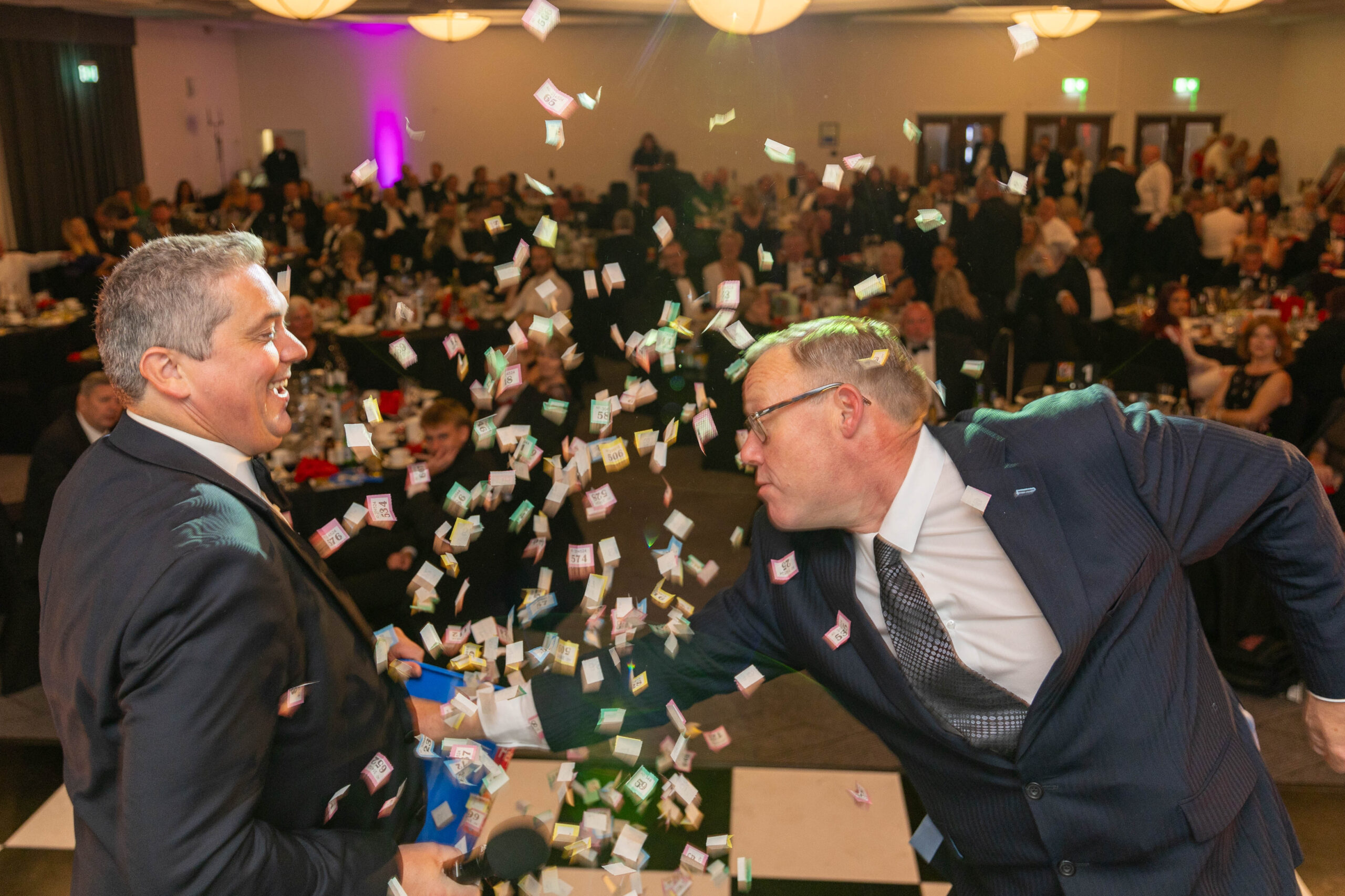 A charity golf day at Elton Furze Golf Club sponsored by Quai-digital was followed by a gala dinner at Holiday Inn West. Actor Ricky Groves hosted the day to raise funds for children’s charity Action Medical Research PHOTO: Terry Harris