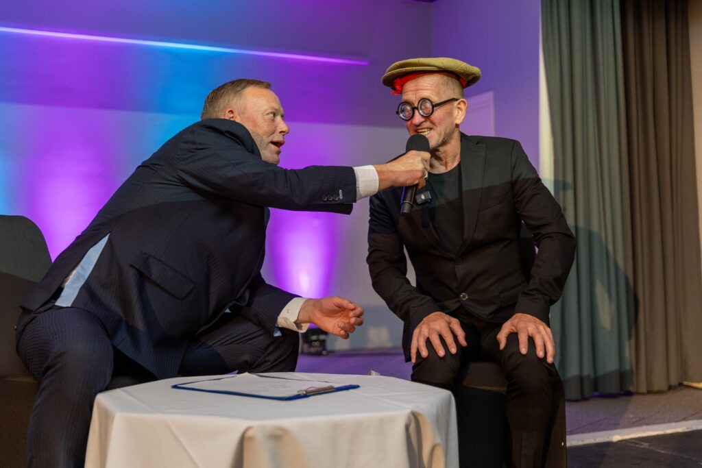 A charity golf day at Elton Furze Golf Club sponsored by Quai-digital was followed by a gala dinner at Holiday Inn West. Actor Ricky Groves hosted the day to raise funds for children’s charity Action Medical Research PHOTO: Terry Harris 