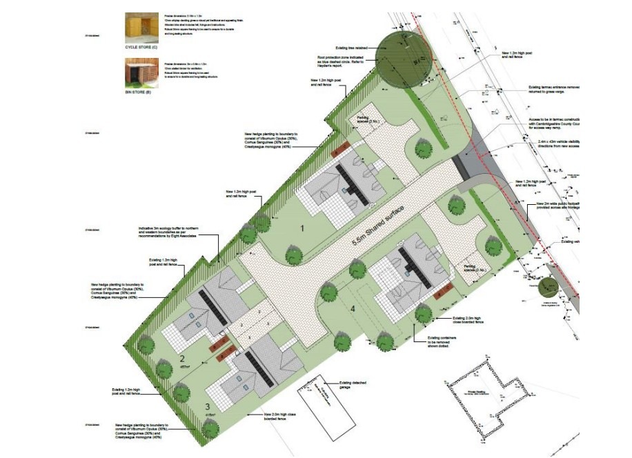 The application site has been in separated ownership to No. 9 Stretham Road, Wicken, and has not provided employment for over six years. The B8 storage use is restricted by a planning condition to the occupiers of No. 9 Stretham Road. 