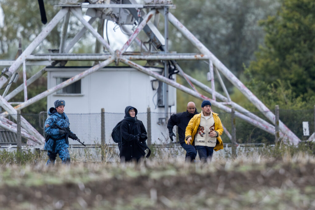 First pics of Ryan Gosling in new sci-fi movie Project Hail Mary part of which is being filmed in Cambridge. PHOTO: Bav Media 