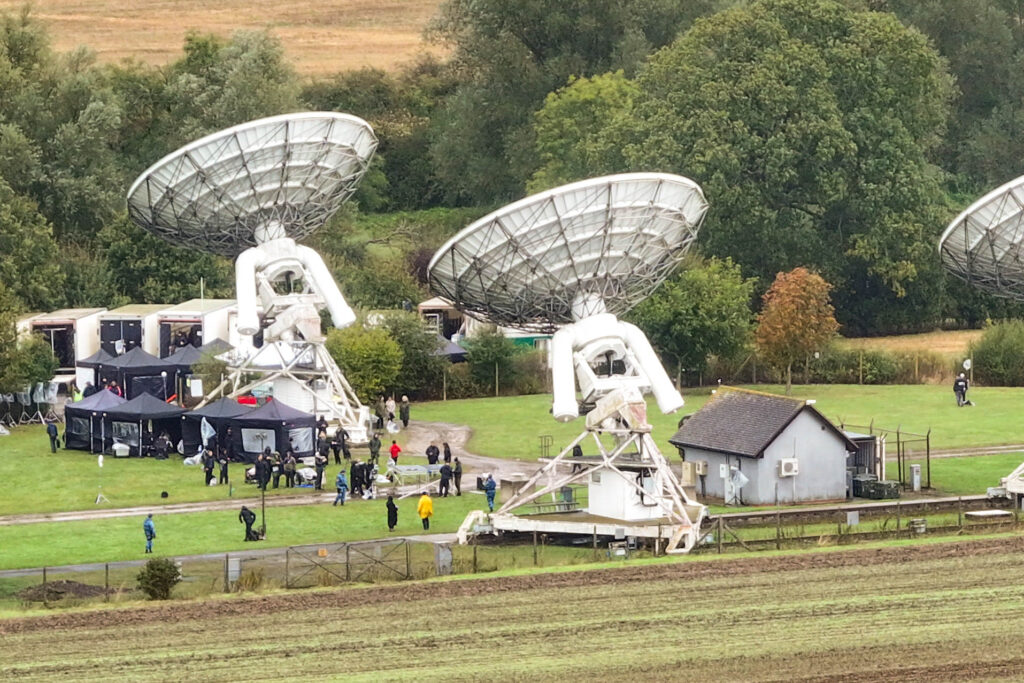 First pics of Ryan Gosling in new sci-fi movie Project Hail Mary part of which is being filmed in Cambridge. PHOTO: Bav Media 