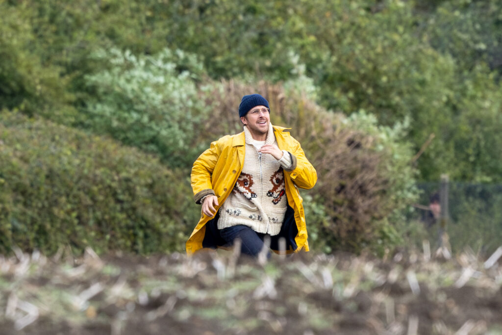 First pics of Ryan Gosling in new sci-fi movie Project Hail Mary part of which is being filmed in Cambridge. PHOTO: Bav Media 