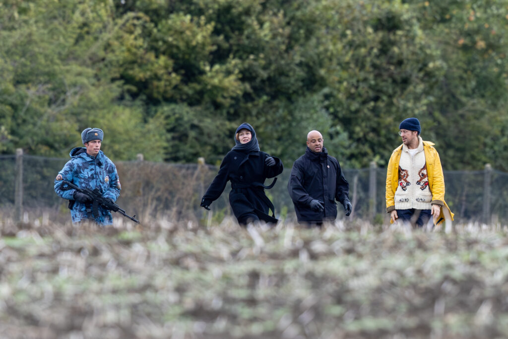 First pics of Ryan Gosling in new sci-fi movie Project Hail Mary part of which is being filmed in Cambridge. PHOTO: Bav Media 