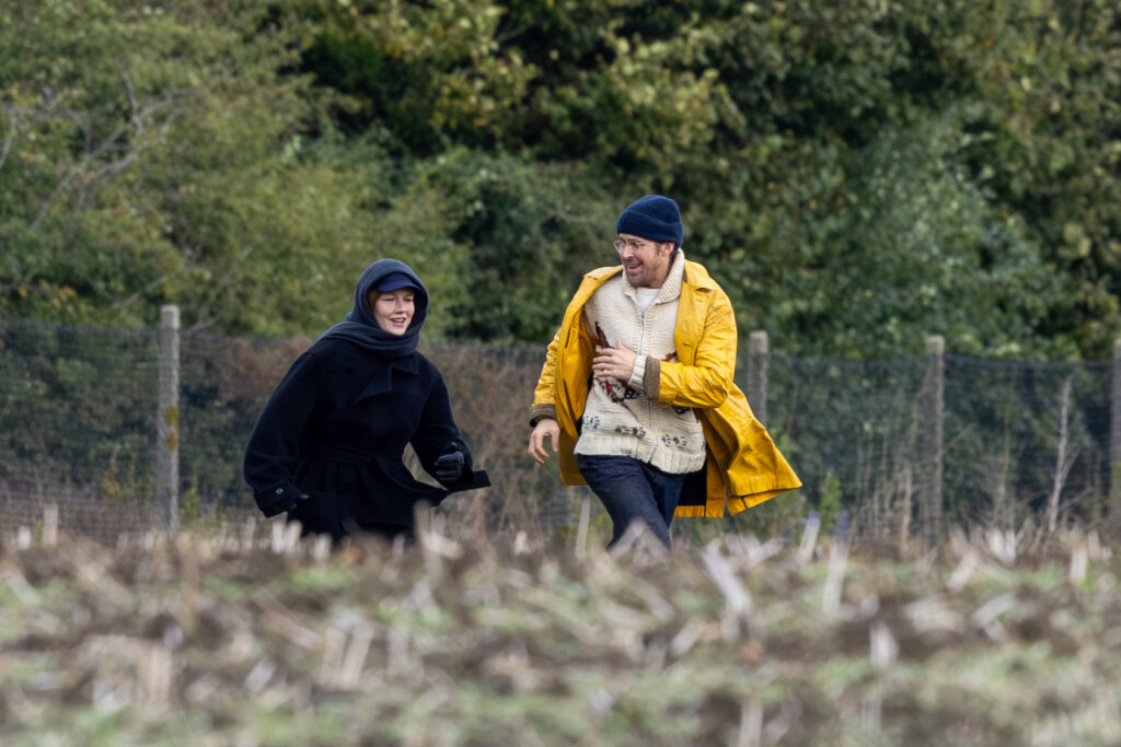 First pics of Ryan Gosling in new sci-fi movie Project Hail Mary part of which is being filmed in Cambridge. PHOTO: Bav Media 