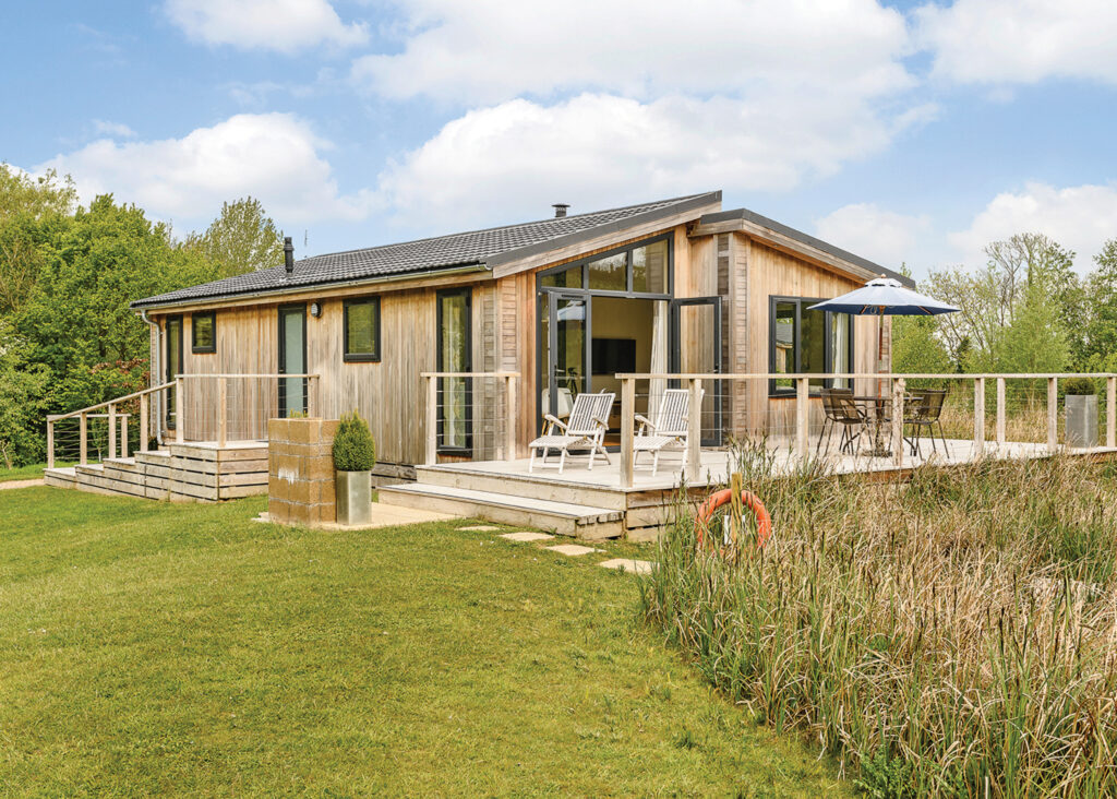 Escape the hustle and bustle of everyday life with a visit to Weybread Lakes Lodges. Situated on the picturesque Norfolk/Suffolk boarder beside a secluded private lake, these upscale log cabins and cedar lodges feature lake-view hot tubs, private saunas, and open plan living spaces complete with fully equipped kitchens, as well as free Wi-Fi and 42-inch flat-screen TVs.