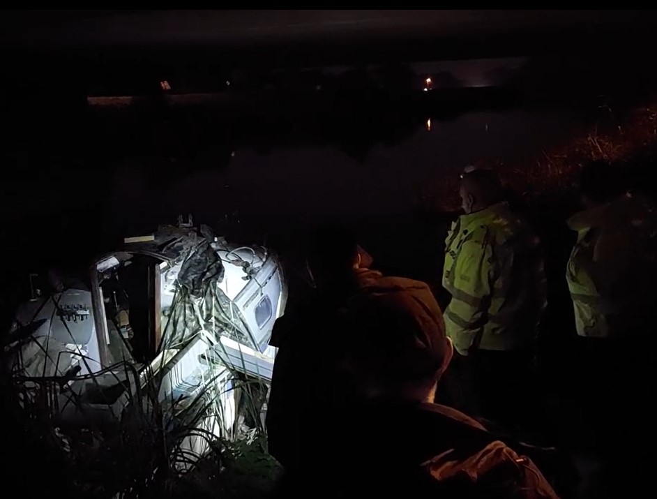 Policing East Cambridgeshire posted on Facebook that they were “not sure they appreciated the early morning wakeup call” after a raid on an abandoned boat at Littleport where someone was living