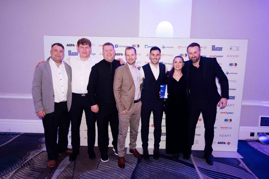 St Neots-based place maker Moss proudly walked away with three accolades at the fourth annual UK Graphic Awards, hosted at the Hilton Metropole in Birmingham