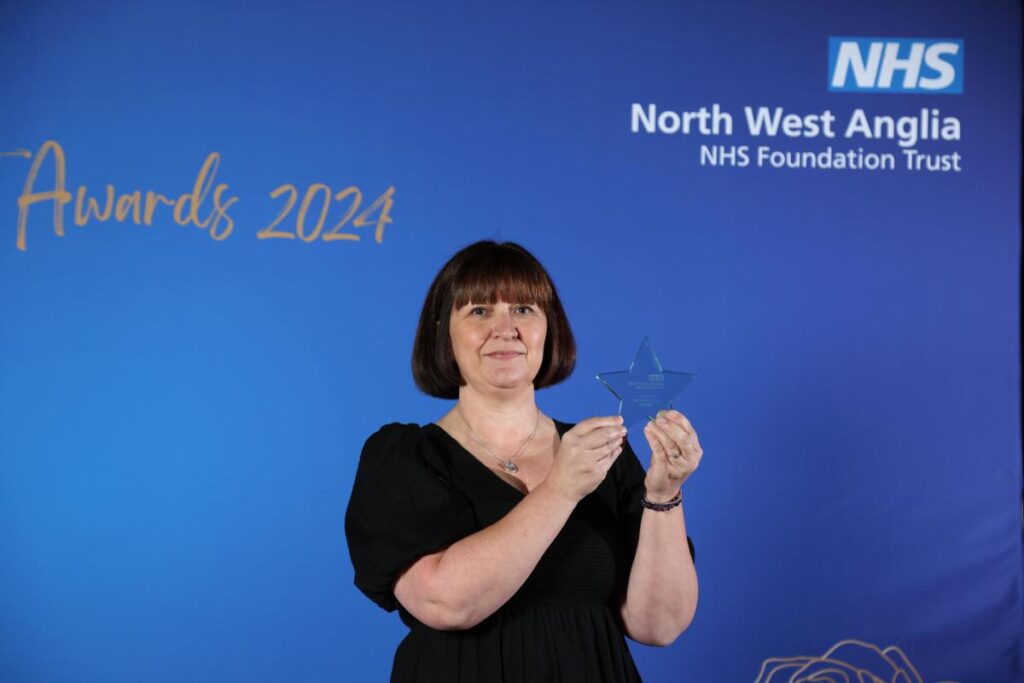 Winner Nicki Astle, Paediatric Epilepsy Nurse