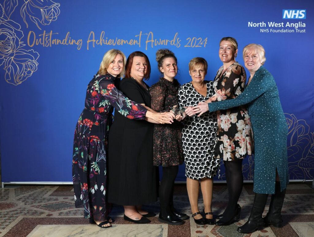 Winner Stamford Gynaecology Outpatient Team, Stamford & Rutland Hospital.