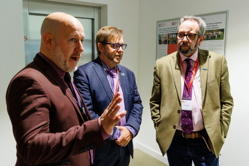 North Cambridgeshire Training Centre, Chatteris. Mayor Dr Nik Johnson touring the facility which was funded by Cambridgeshire and Peterborough Combined Authority 