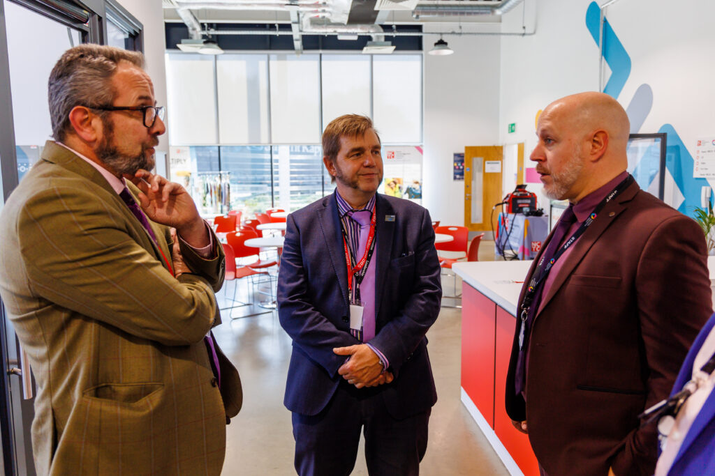 North Cambridgeshire Training Centre, Chatteris. Mayor Dr Nik Johnson touring the facility which was funded by Cambridgeshire and Peterborough Combined Authority 