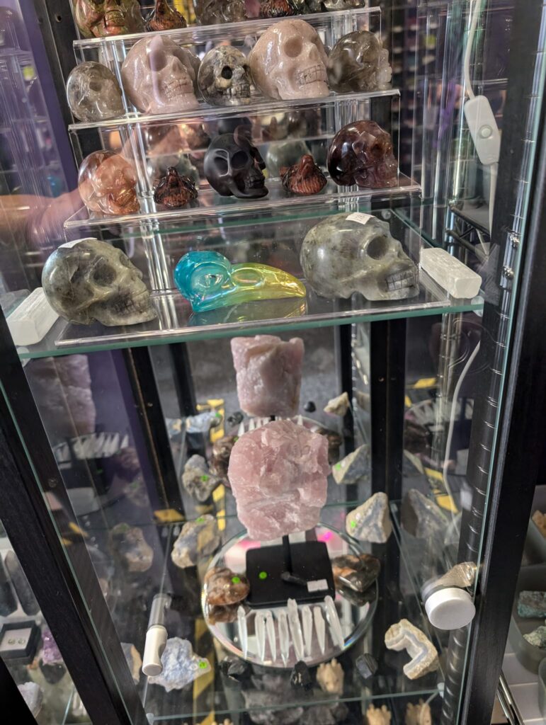 CambsNews glimpse of the variety on offer at Dark Realms in Market Street Wisbech which had a second relaunch on October 5 to celebrate its expanded and revamped range. PHOTO: Wisbech Tweet