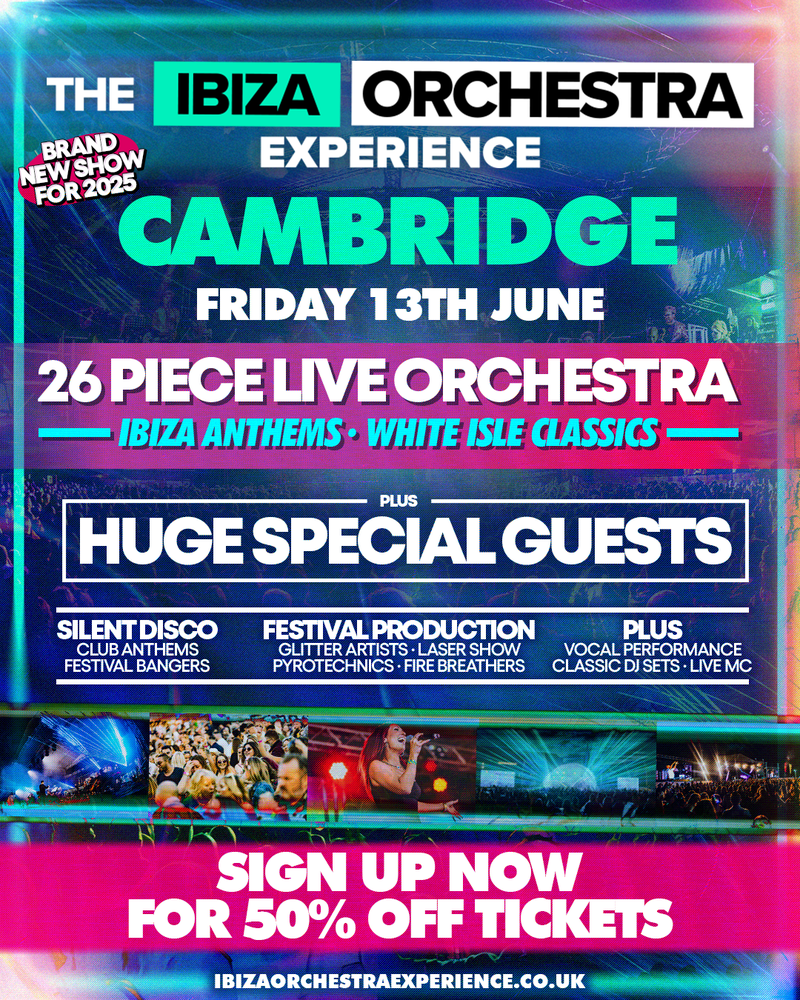 Sign up now for Black Friday tickets for The Ibiza Orchestra Experience on the 13th of June, The Sausage and Cider Festival on the 14th of June and Summer in Nashville on the 15th of June 2025.