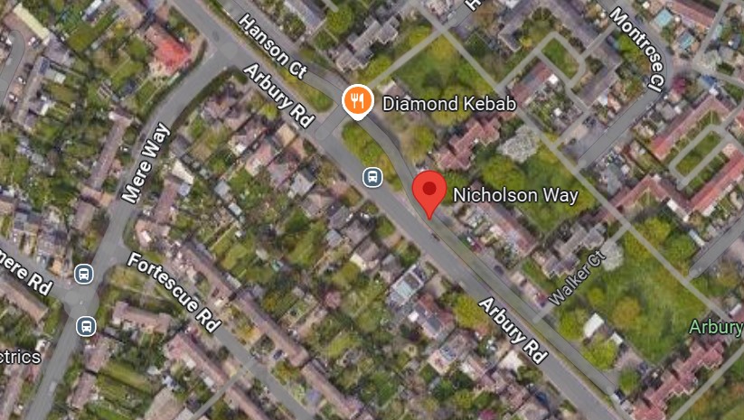 Police were called at about 12 noon on Wednesday (2 October) by the ambulance service with reports that a man had been stabbed in Nicholson Way. GOOGLE