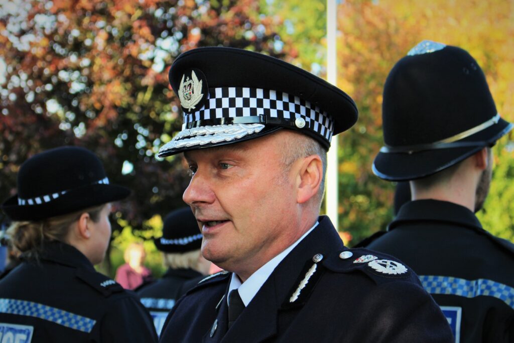 For one day only Nick Dean will not be Chief Constable of Cambridgeshire