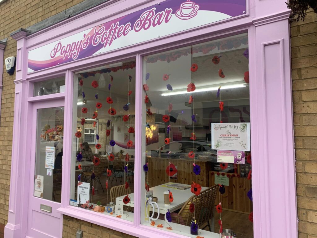 This year, the Poppy Blitz team has confirmed that Poppy’s Coffee Bar will be its official poppy seller for the duration of the displays PHOTO: Poppy’s Coffee Bar