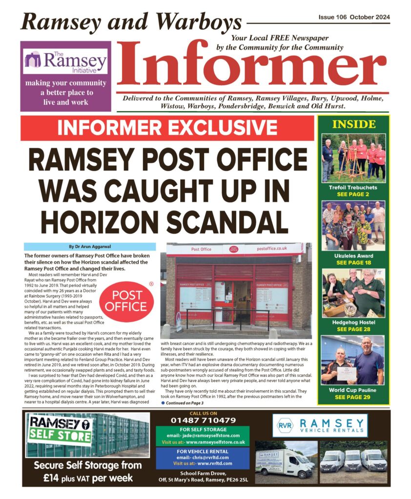 How the Ramsey and Warboys Informer first broke the story 