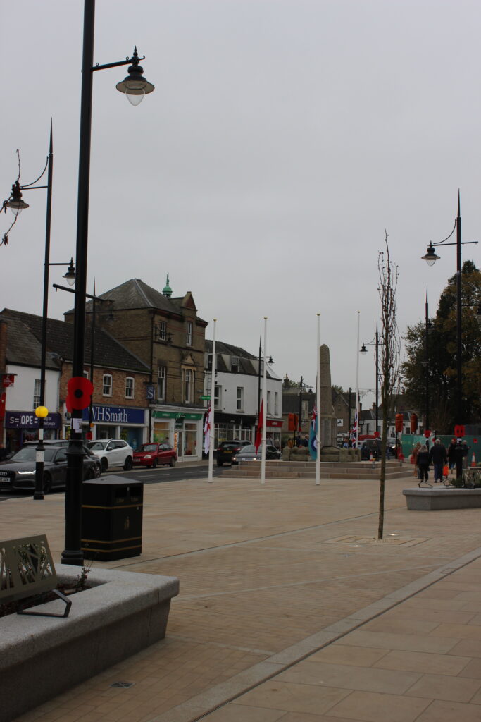 Broad Street, March, on the day a major regeneration programme was celebrated