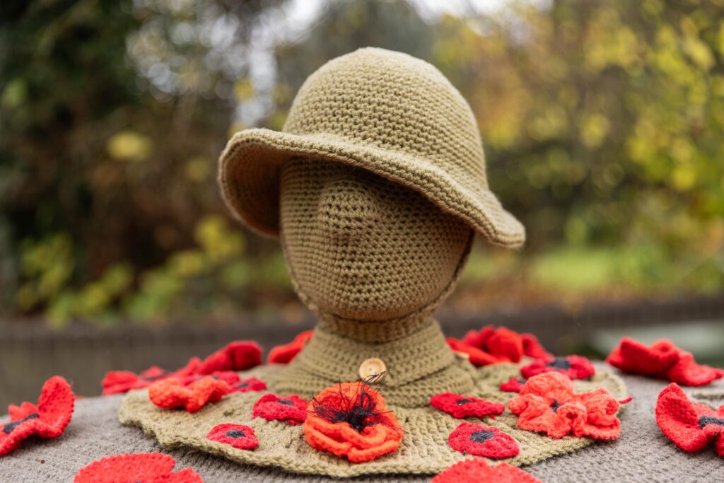 Whittlesey Knitted Memorial Garden,Whittlesey, Peterborough Thursday 07 November 2024. Picture by Terry Harris.