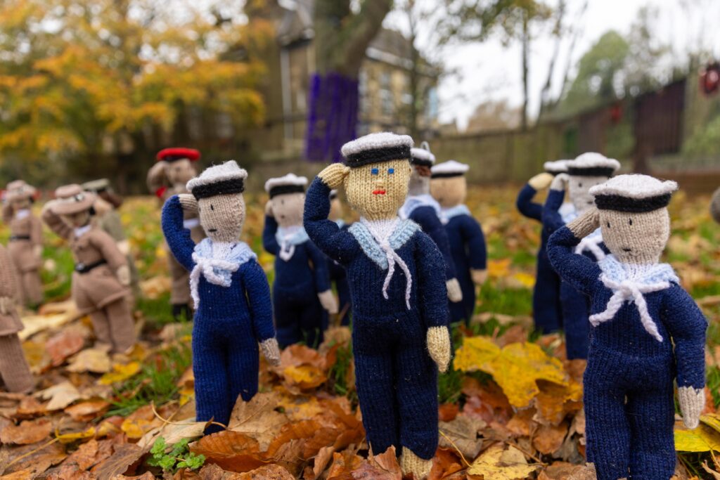 Whittlesey Knitted Memorial Garden,Whittlesey, Peterborough Thursday 07 November 2024. Picture by Terry Harris.