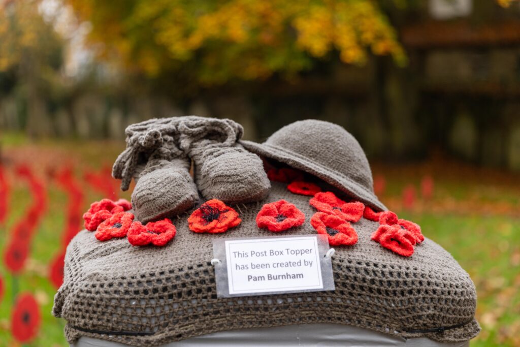 Whittlesey Knitted Memorial Garden,Whittlesey, Peterborough Thursday 07 November 2024. Picture by Terry Harris.