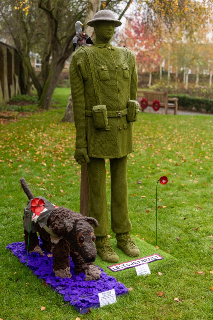 Whittlesey Knitted Memorial Garden,Whittlesey, Peterborough Thursday 07 November 2024. Picture by Terry Harris.