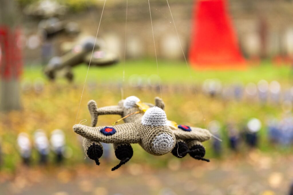 Whittlesey Knitted Memorial Garden,Whittlesey, Peterborough Thursday 07 November 2024. Picture by Terry Harris.