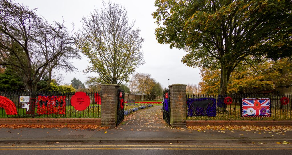 Whittlesey Knitted Memorial Garden,Whittlesey, Peterborough Thursday 07 November 2024. Picture by Terry Harris.