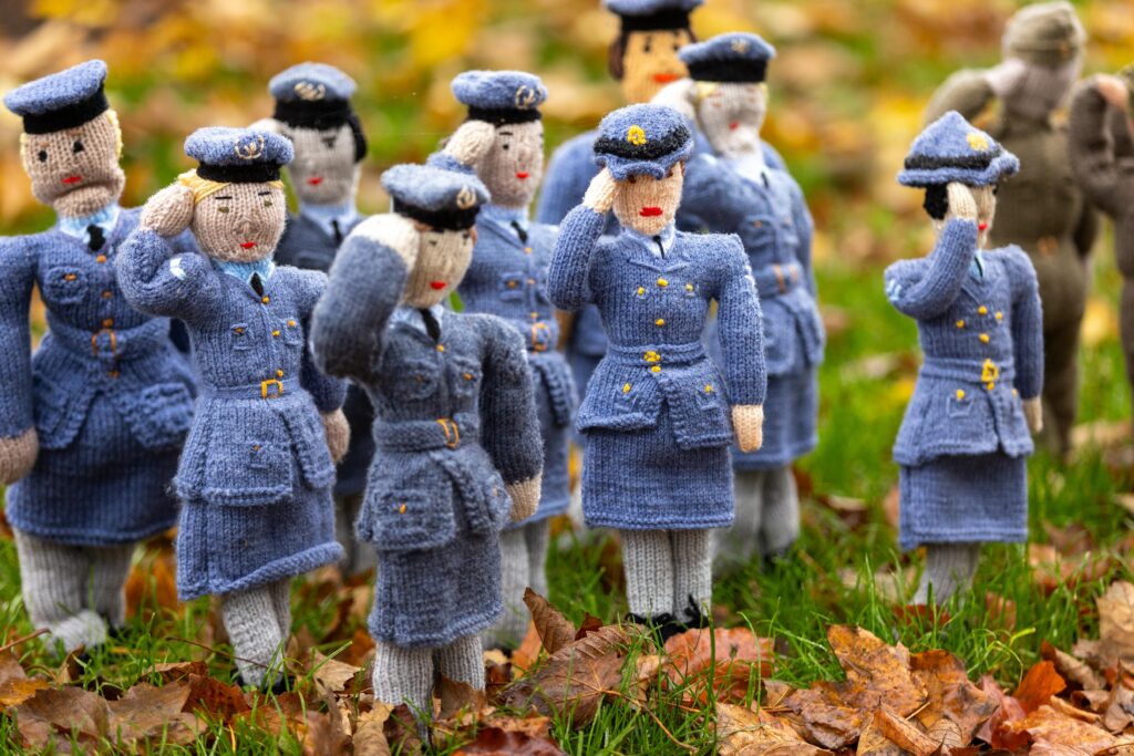 Whittlesey Knitted Memorial Garden,Whittlesey, Peterborough Thursday 07 November 2024. Picture by Terry Harris.