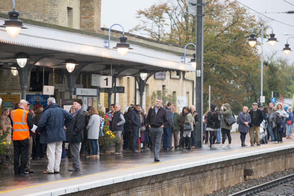 Greater Anglia says it has been the best performing “on time” operator in the UK on a continuous basis since April 2023, delivering the best national punctuality results for six quarters in a row. Ely station above. Image: BavMedia 