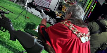 News for Peterborough and Cambridgeshire - By tradition the Wisbech Mayor attends the traditional opening ceremony of the Wisbech Mart. Other councillors accompany the Mayor PHOTO: Wisbech Town Council