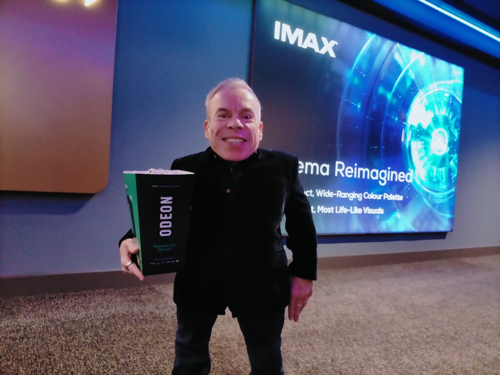 Star Wars star Warwick Davies cut the ribbon and joined the celebrations at the opening of the new ODEON cinema at Queensgate shopping centre, Peterborough. Image; ODEON cinemas